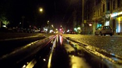 Königsbrücker Straße bei Nacht. Foto: Archiv (2009)