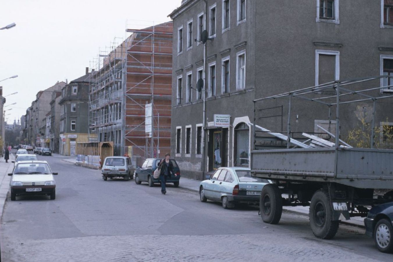 Alaunstraße in den frühen 1990ern