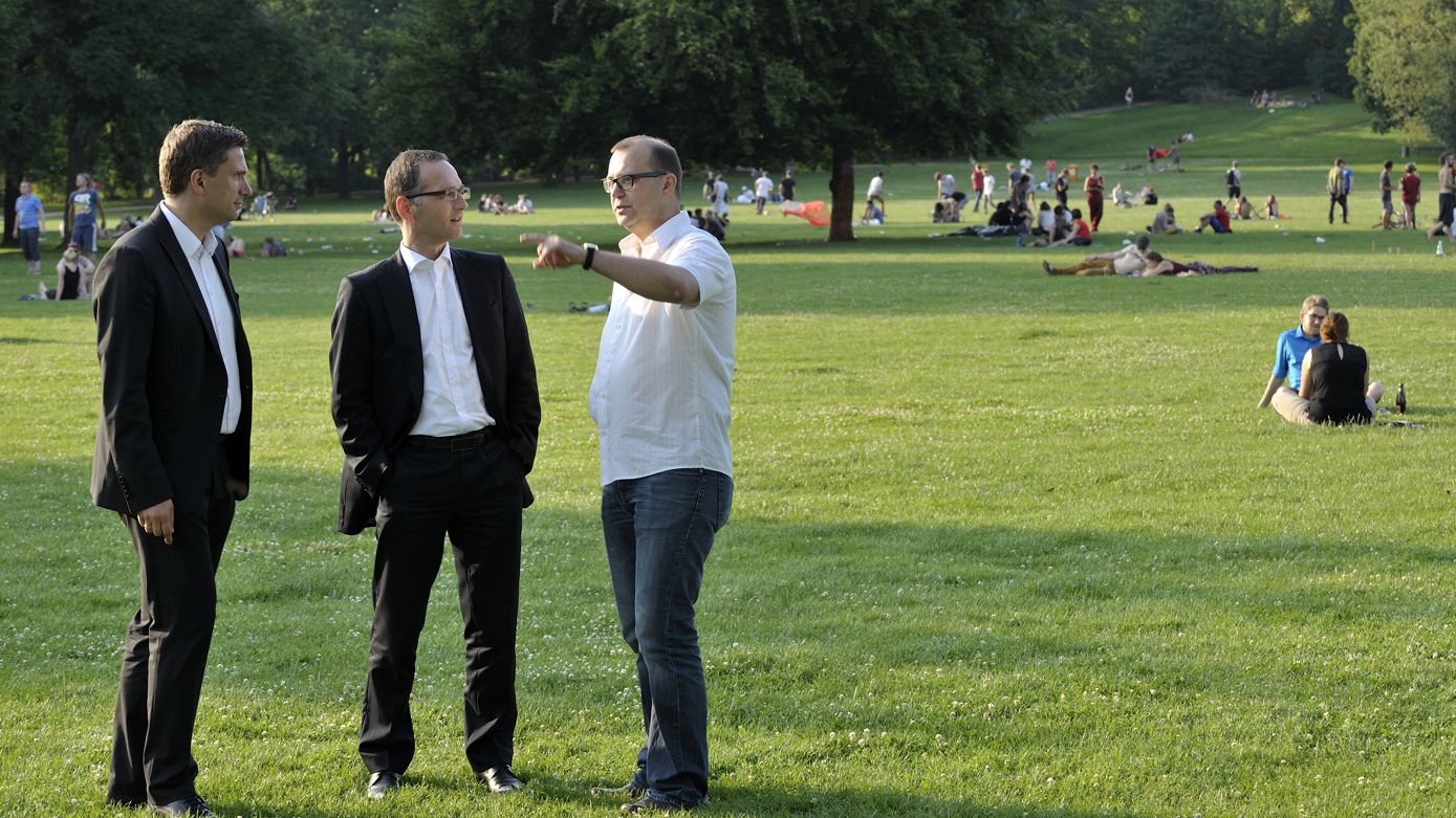 Martin Dulig, Heiko Maaß und Jan Frintert - Foto: Tobias Strahl