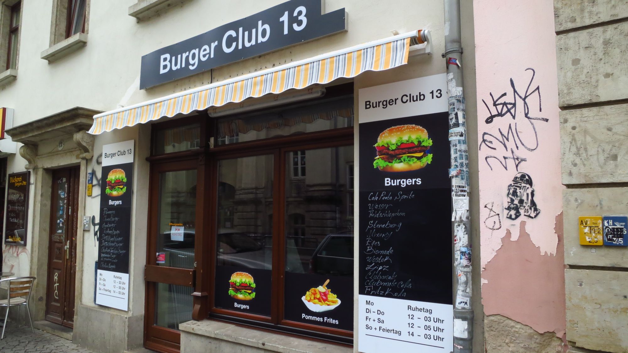 Burgerclub 13 in der Görlitzer Straße 13