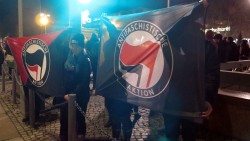 Antifa-Aktion am Neustädter Markt