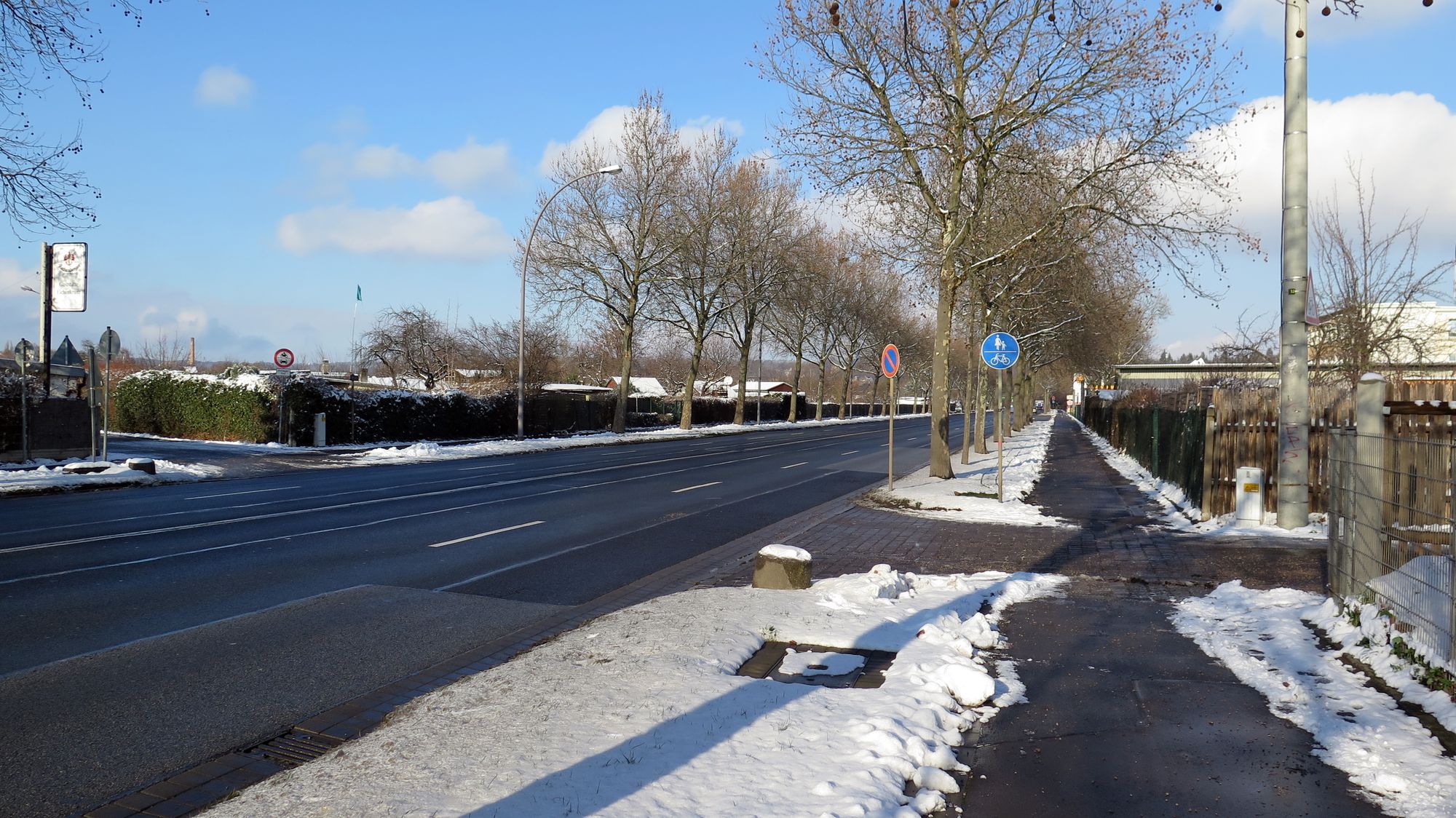 An dieser Stelle soll eine Fußgänger-Ampel entstehen.