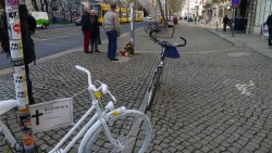 Fahrraddenkmal an der Bautzner Straße. Foto: ADFC Sachsen e.V.