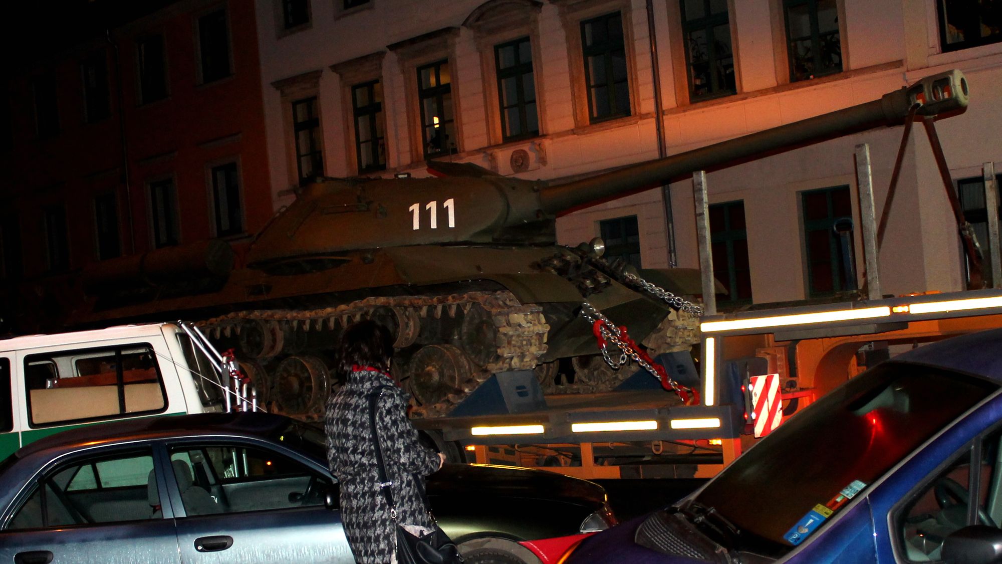 Panzer in Dresden Neustadt