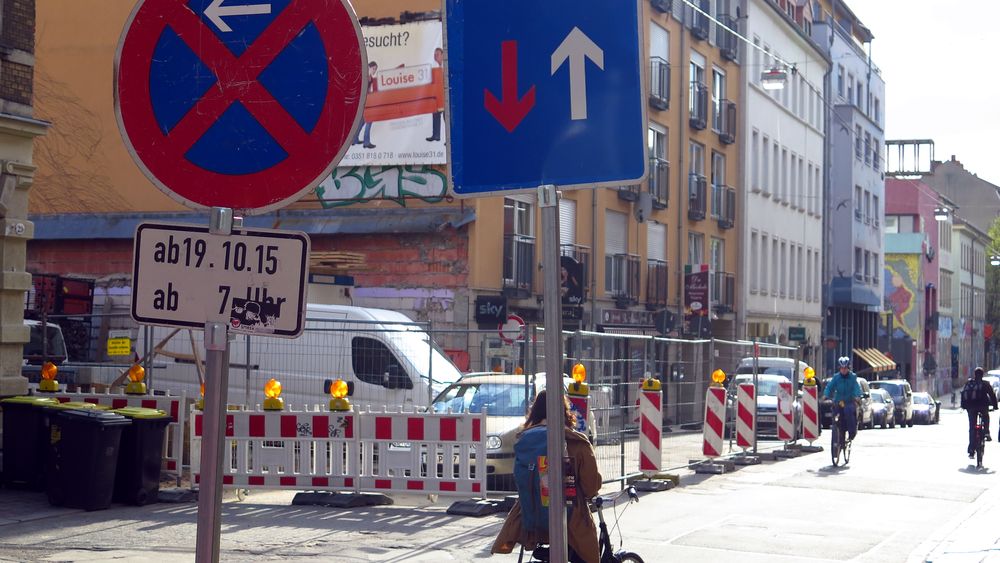 Louisenstraße vom 11. bis 22. April gesperrt.