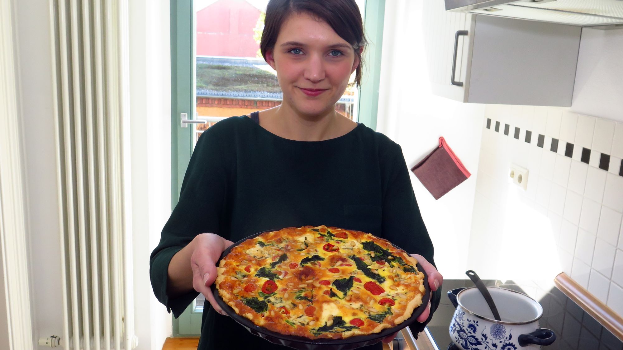 Eines ihrer Lieblingsgerichte: Quiche - was es zum Dinner gibt, steht aber noch nicht fest.