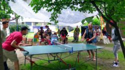 Ping-Pong im Hinterhof
