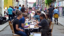 Frühstück auf der Martin-Luther-Straße