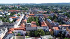 Herrliche Aussicht: hier auf die Kamenzer Straße