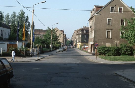 Das Kuchenloch - Alaunstraße Anfang der 1990er - Foto: Lothar Lange