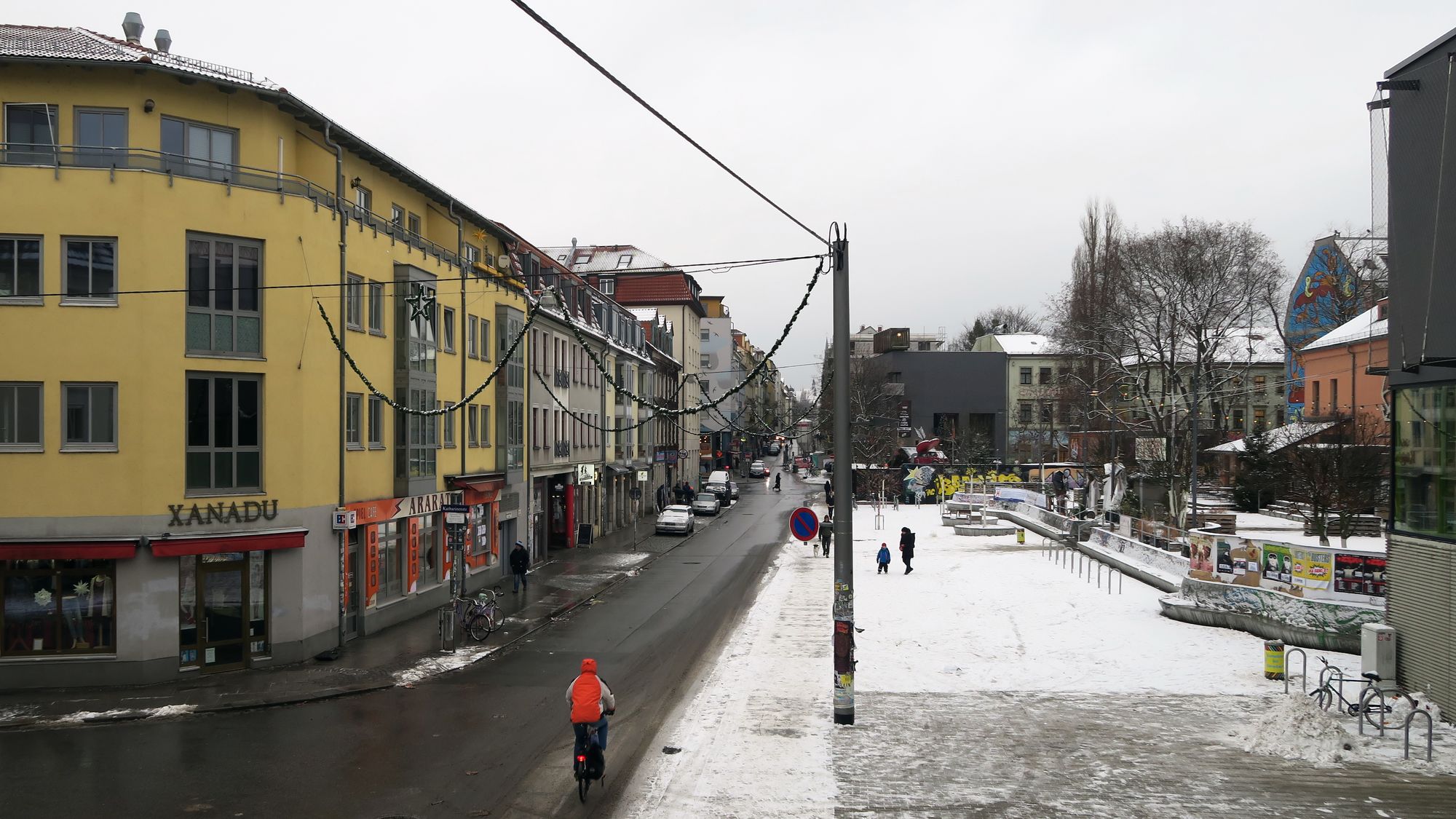 Die derzeit schwierigste Ecke der Neustadt: die Alaunstraße.