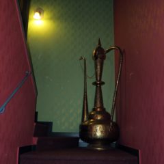 Wunderlampe auf der Treppe