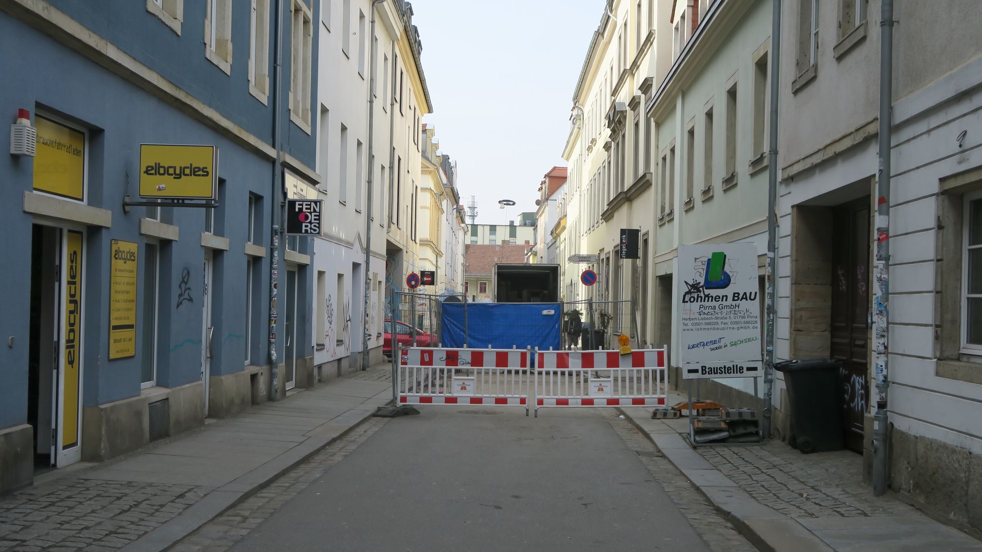 Böhmische Straße - Vollsperrung bis Jahresende