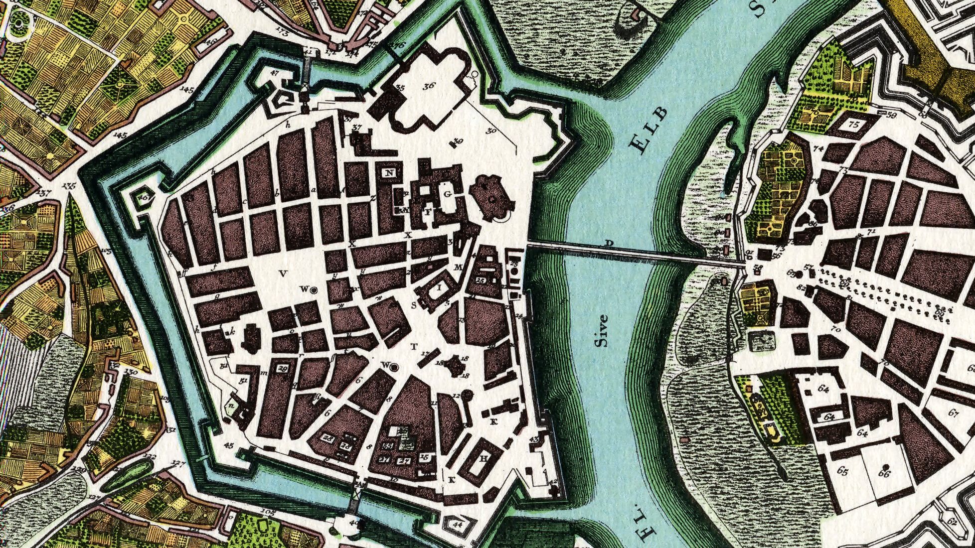 Dresden-Neustadt um 1750