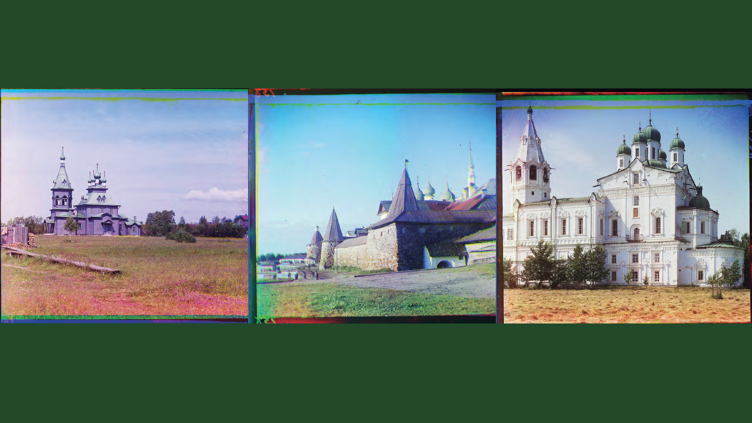 Einige der wohl ersten Farbfotos aus Russland.