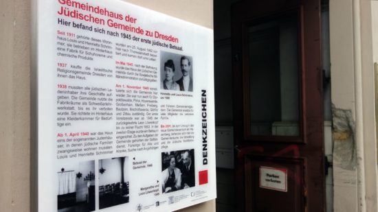 Gedenktafel "Denkzeichen" an der Bautzner Straße 20