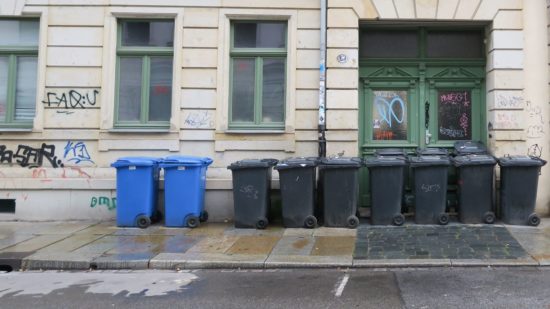 Mülltonnen auf der Förstereistraße - Foto: Archiv