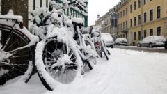 Winter-Bikes an der Prießnitzstraße im Herbst 2010