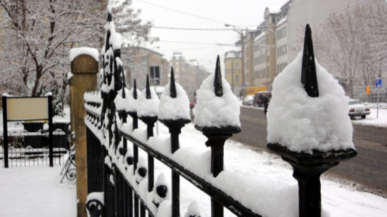 Schnee an der Königsbrücker Straße - Foto: Archiv 2010