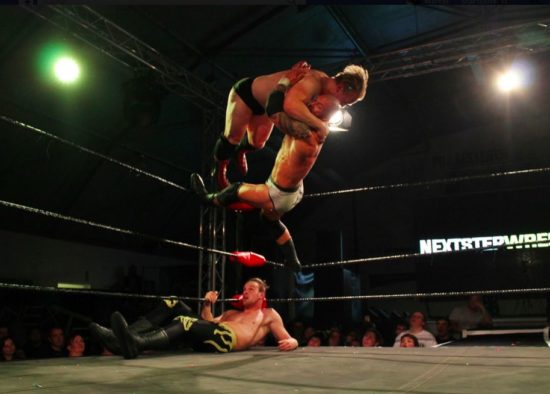 Wrestling-Action im Alten Heizhaus - Foto: Linda Scholz