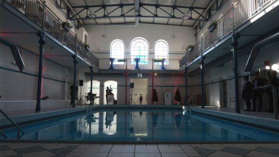 Nur noch 1,35 Meter tief - das Schwimmbecken im Nordbad. Foto: Archiv 2017
