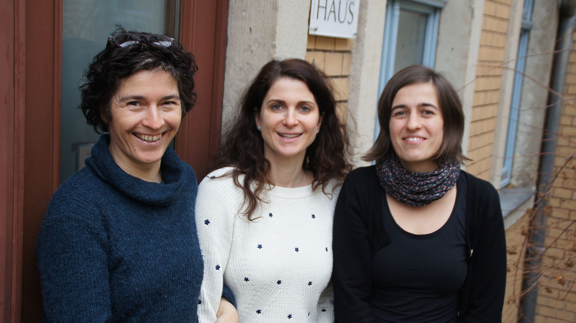 Heike Höhle, Susanne Peiler und Josefin Schönberg vom HebammenHaus