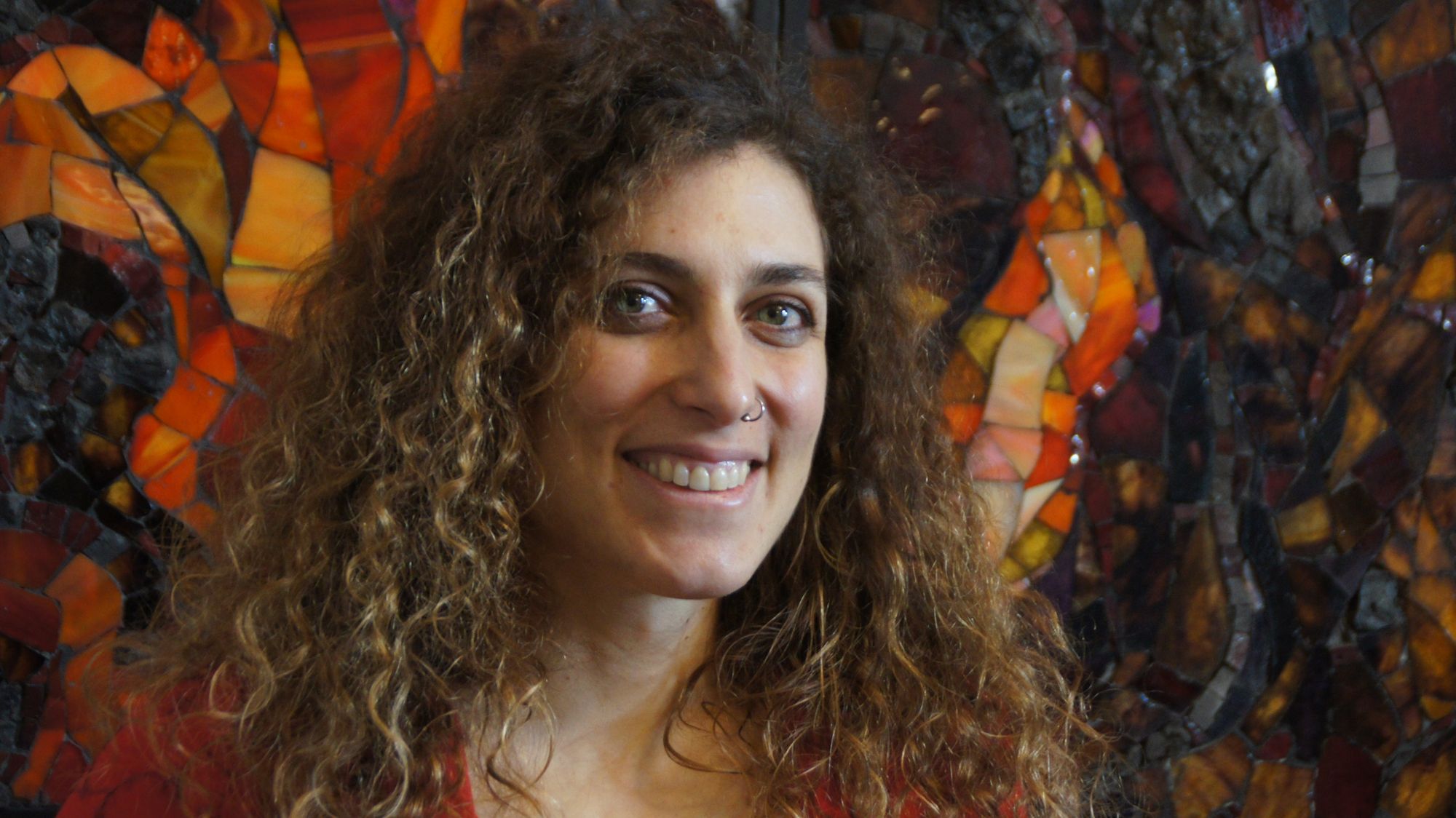 Stefania Karampa entdeckte ihre Liebe zum Mosaik während ihres Kunstgeschichte-Studiums in Griechenland