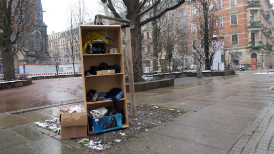 Tausch-Schrank am Martin-Luther-Platz