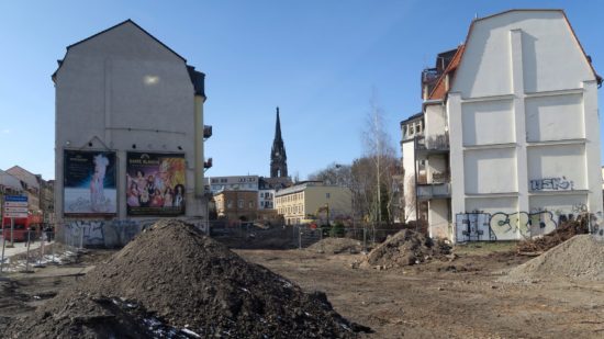 Baustart Pfunds Höfe