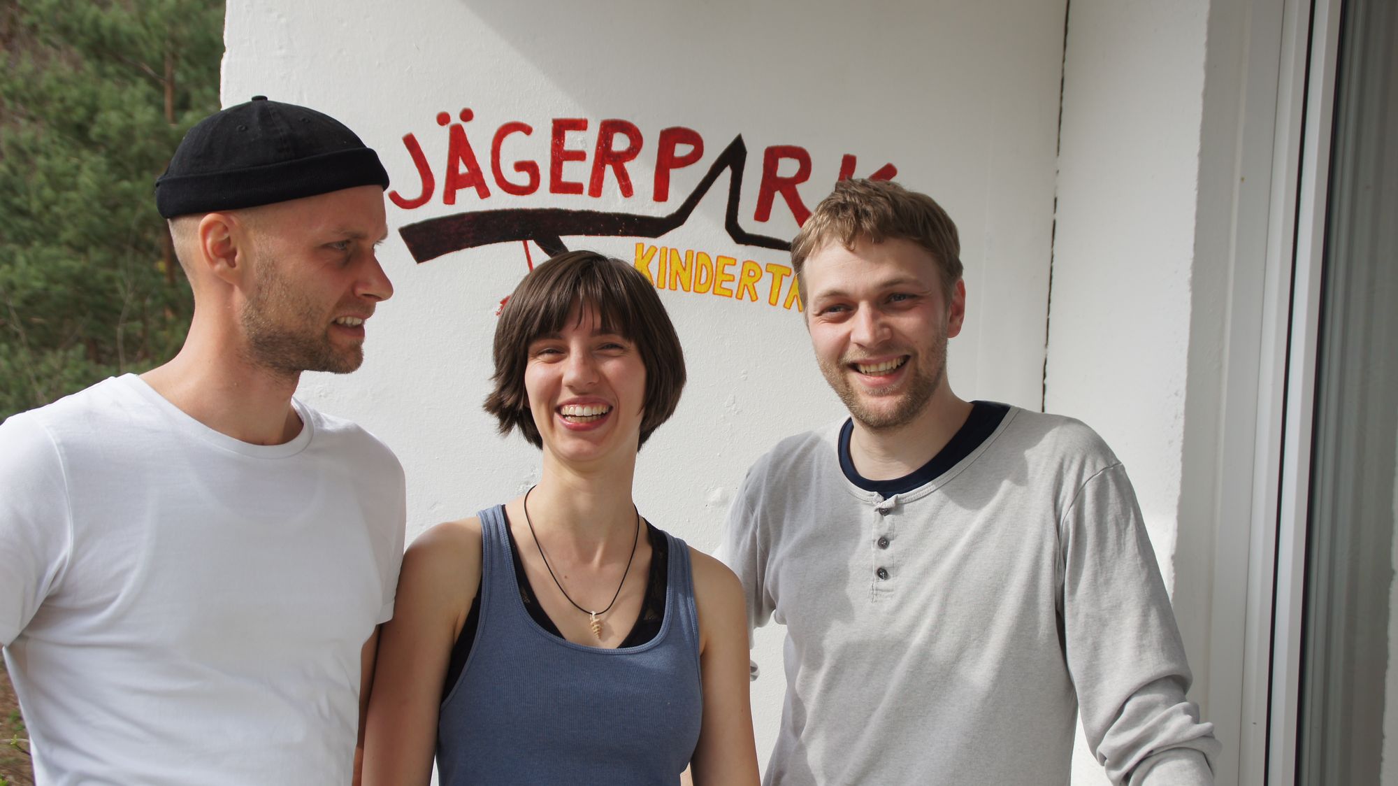 Paul Rosenow, Friederike Kopp und Tobias Teubner sind das Betreuer-Dreamteam des Kindertreffs "Am Jägerpark"