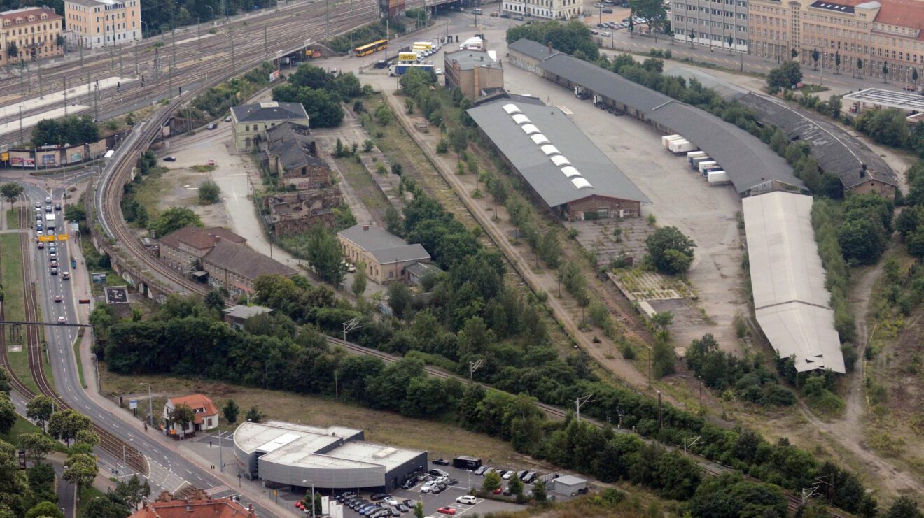 Luftbild vom Gelände - Foto: 2013, Allianz für Dresden, Dietrich Flechtner