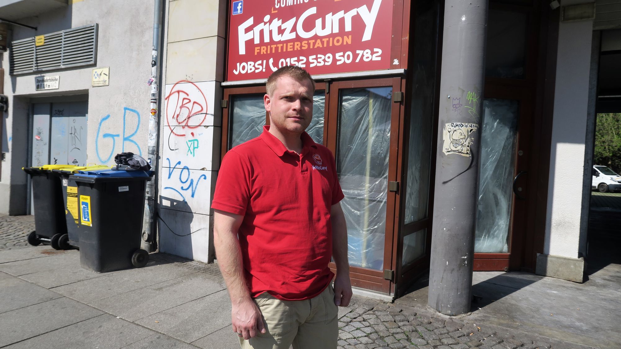 Ronny Rehm leitet das FritzCurry auf der Alaunstraße. Eröffnung am 4. Mai.