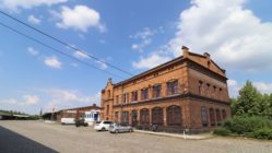 Gebäude auf dem Gelände des Alten Leipziger Bahnhofs