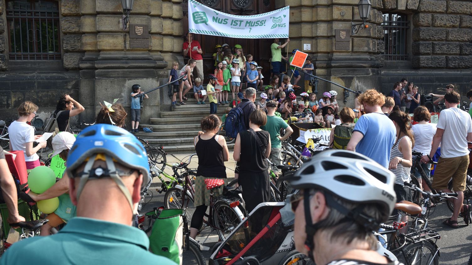 Fahrrad-Demo für die NUS am 8. Juni - Foto: NUS