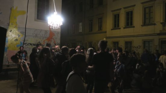 Tanzstunde auf der Sebnitzer Straße
