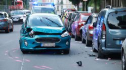 Unfall auf der Hechtstraße - Foto: Roland Halkasch