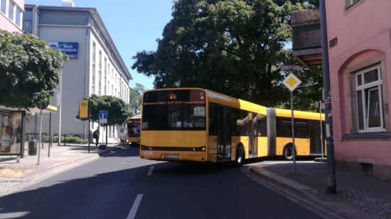 Umleitungen für den Bus