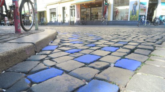 Blaustein an der Rothenburger Straße