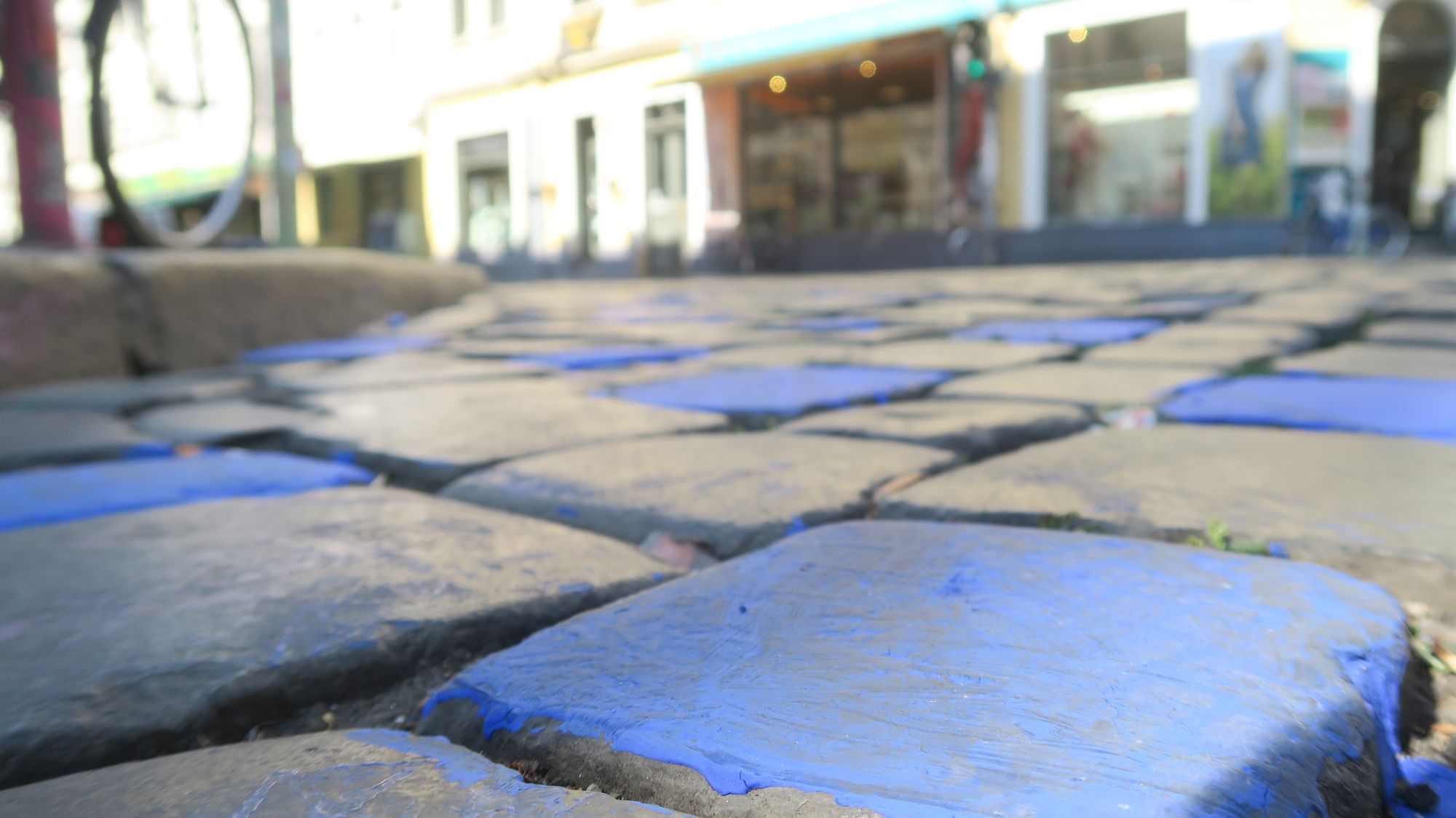 Blaustein an der Rothenburger Straße