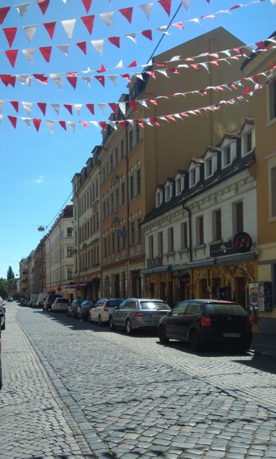 Holperpflaster auf der Louisenstraße