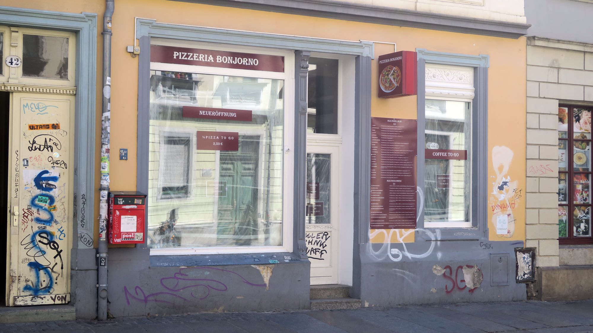 Neueröffnung auf der Rothenburger Straße: "Pizzeria Bonjorno"
