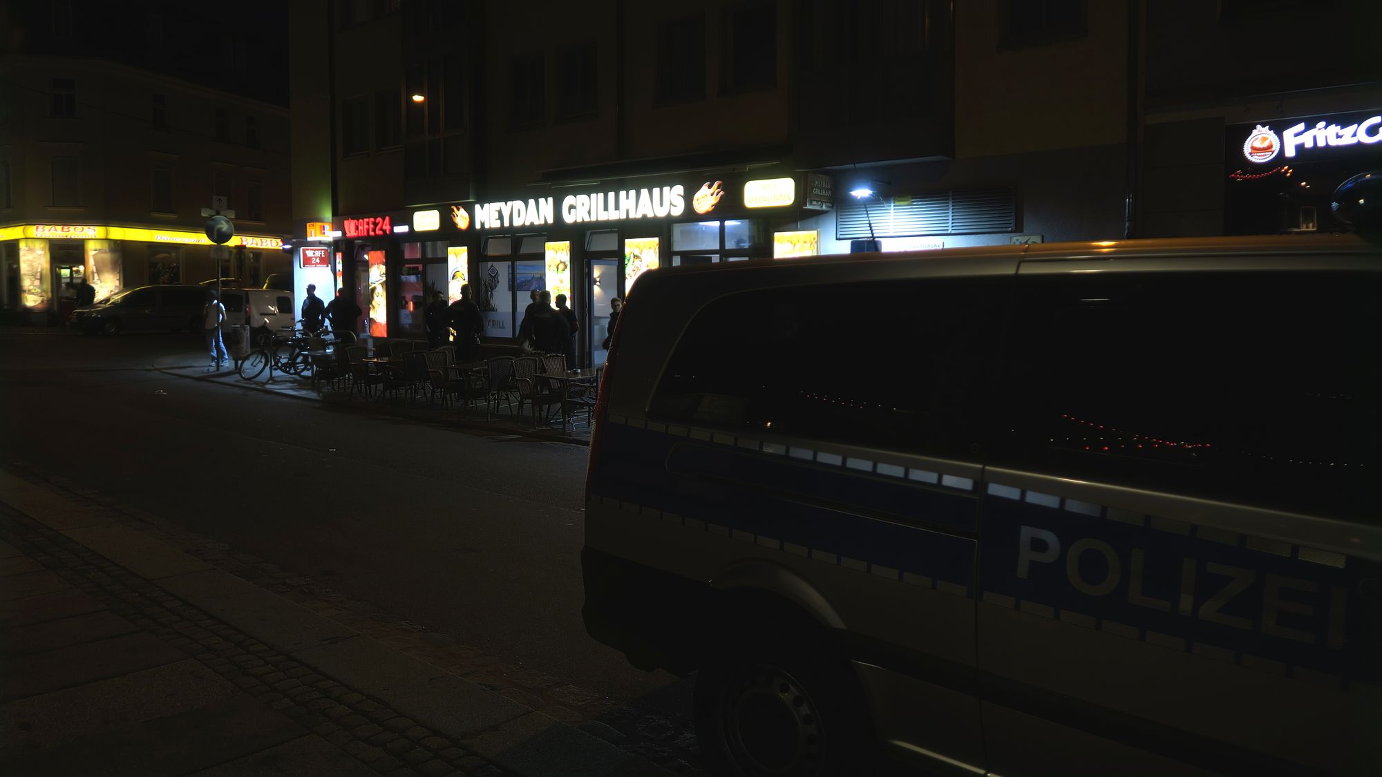 Polizeieinsatz auf der Alaunstraße