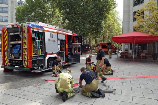 Brand in der Gaststätte "Am Thor" - Foto: Roland Halkasch