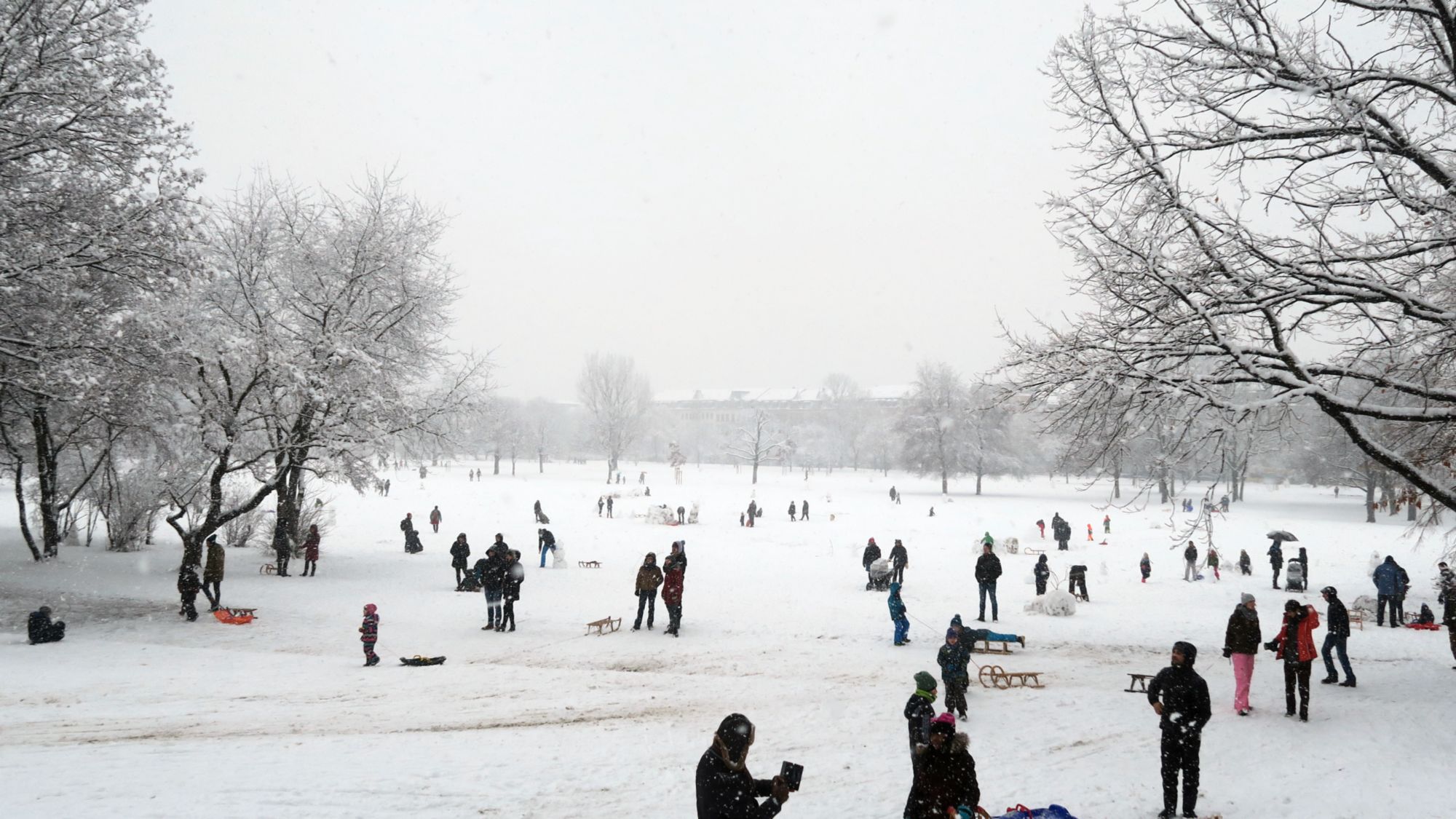 Winterspaß auf dem Alaunplatz