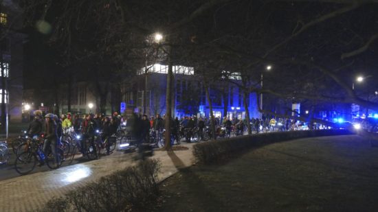 Critical Mass am 29. Januar - Foto: Falk