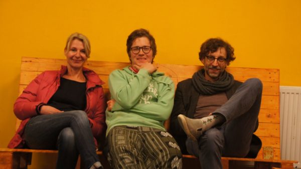 Kerstin, Bene und Nils: "Bereit für das Foto"