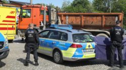 Tödlicher Verkehrsunfall an der Stauffenbergallee - Foto: Roland Halkasch