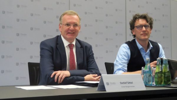 Ordnungsbürgermeister Detlef Sittel und Stadt-Pressesprecher Kai Schulz