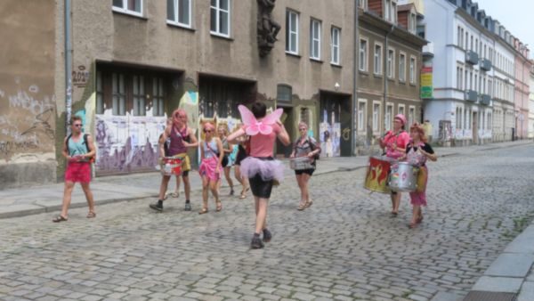 Demo zur Unterstützung der Hausbesetzung