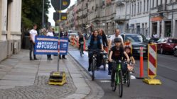 Die Unsicherheit für Radfahrende auf dem Bischofsweg wurde schon früher kritisitert. Foto: Nina